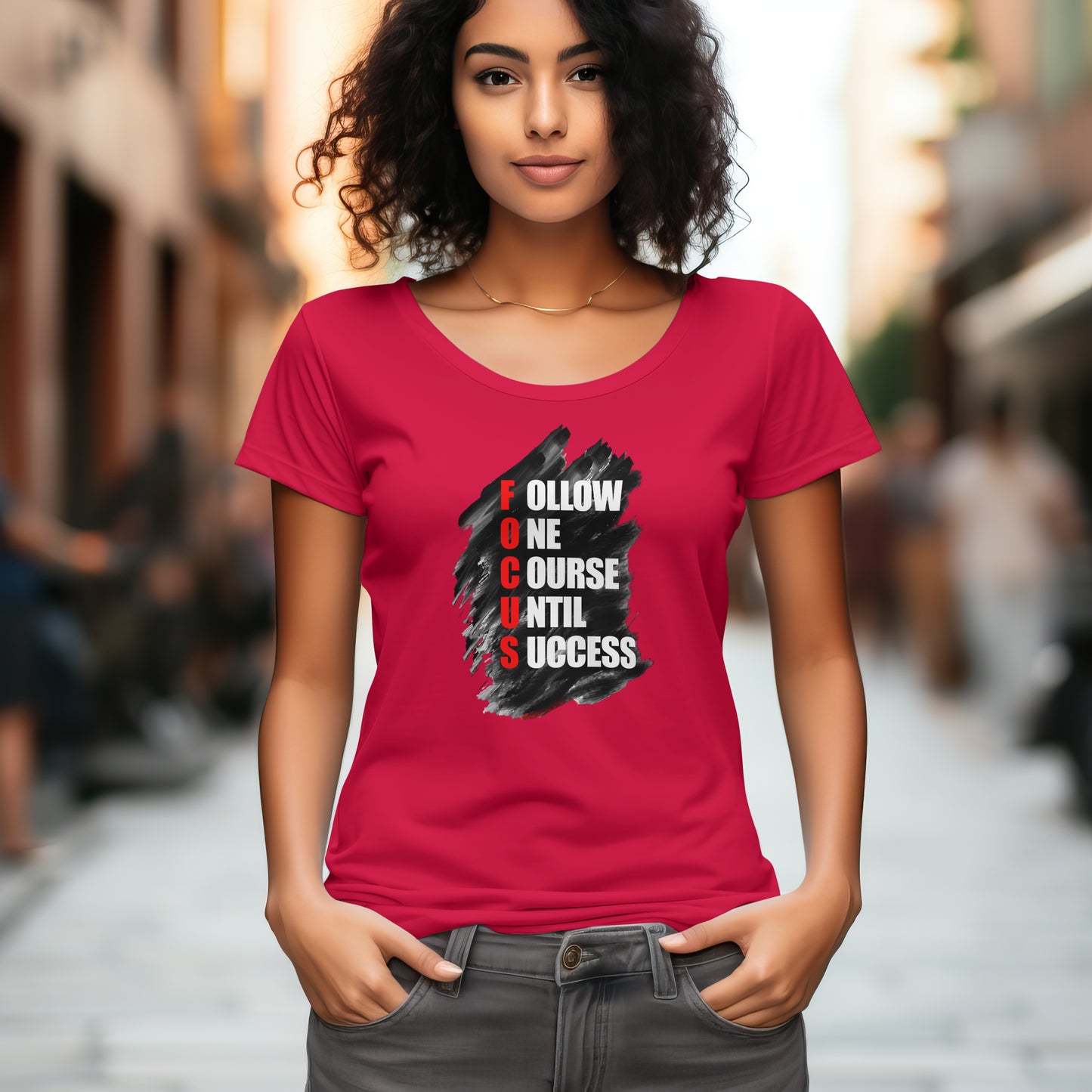 FOCUS Follow one course until succes T-Shirt