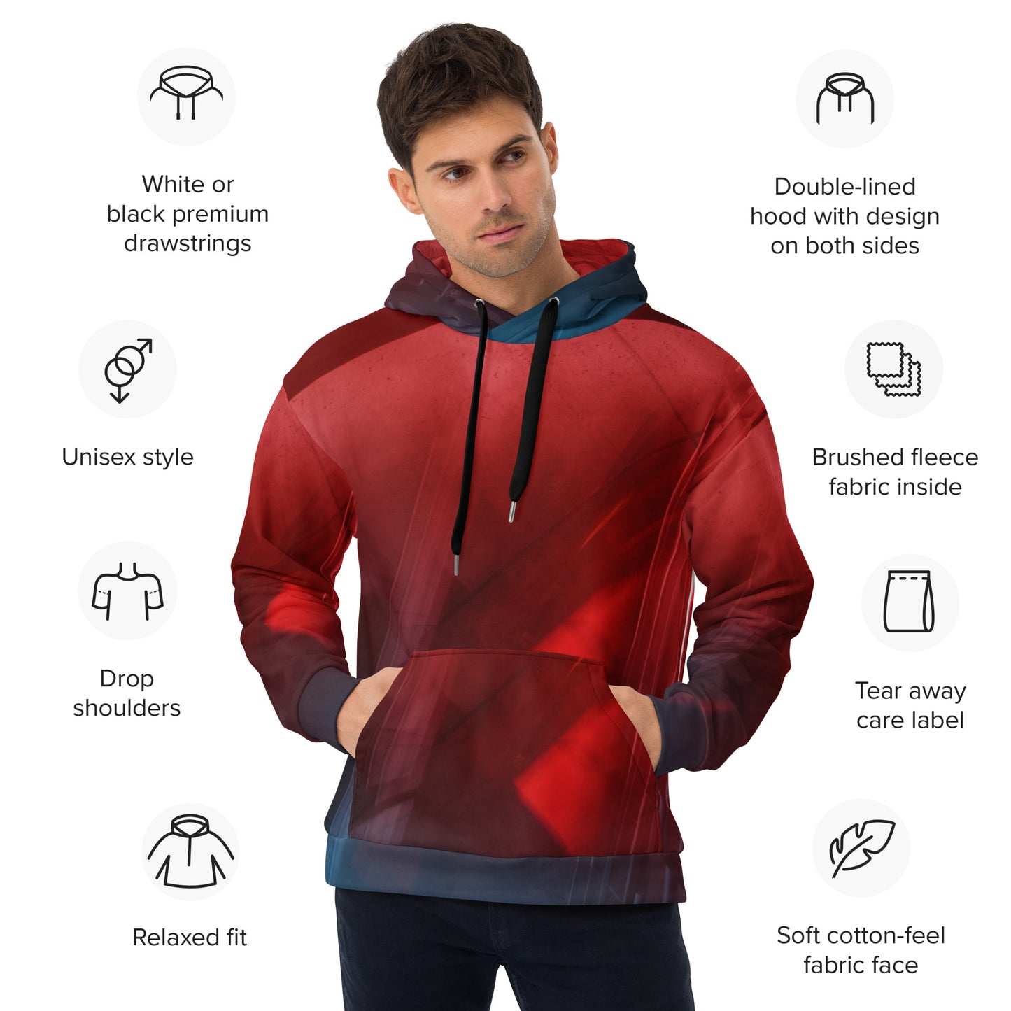 Stylischer Unisex Hoodie