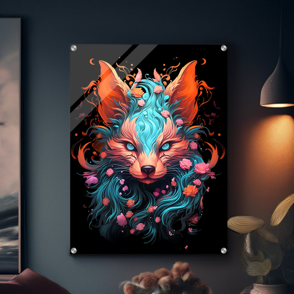 Blütefuchs Acryldruck