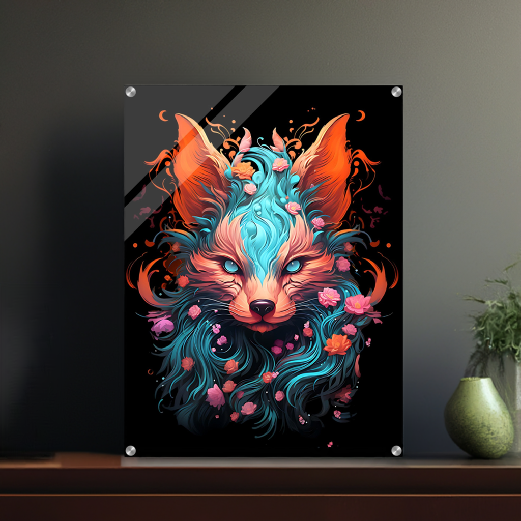 Blütefuchs Acryldruck