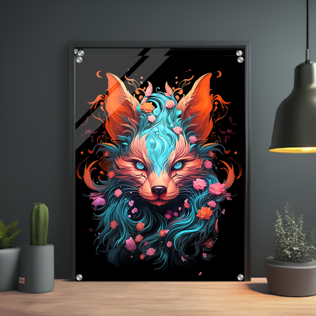 Blütefuchs Acryldruck