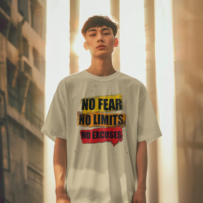 NO FEAR NO LIMITS NO EXCUSES T-Shirt