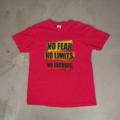 NO FEAR NO LIMITS NO EXCUSES T-Shirt
