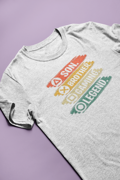 SON BROTHER GAMING LEGEND Premium Unisex T-Shirt mit Rundhalsausschnitt