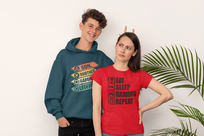 SON BROTHER GAMING LEGEND Premium Unisex T-Shirt mit Rundhalsausschnitt